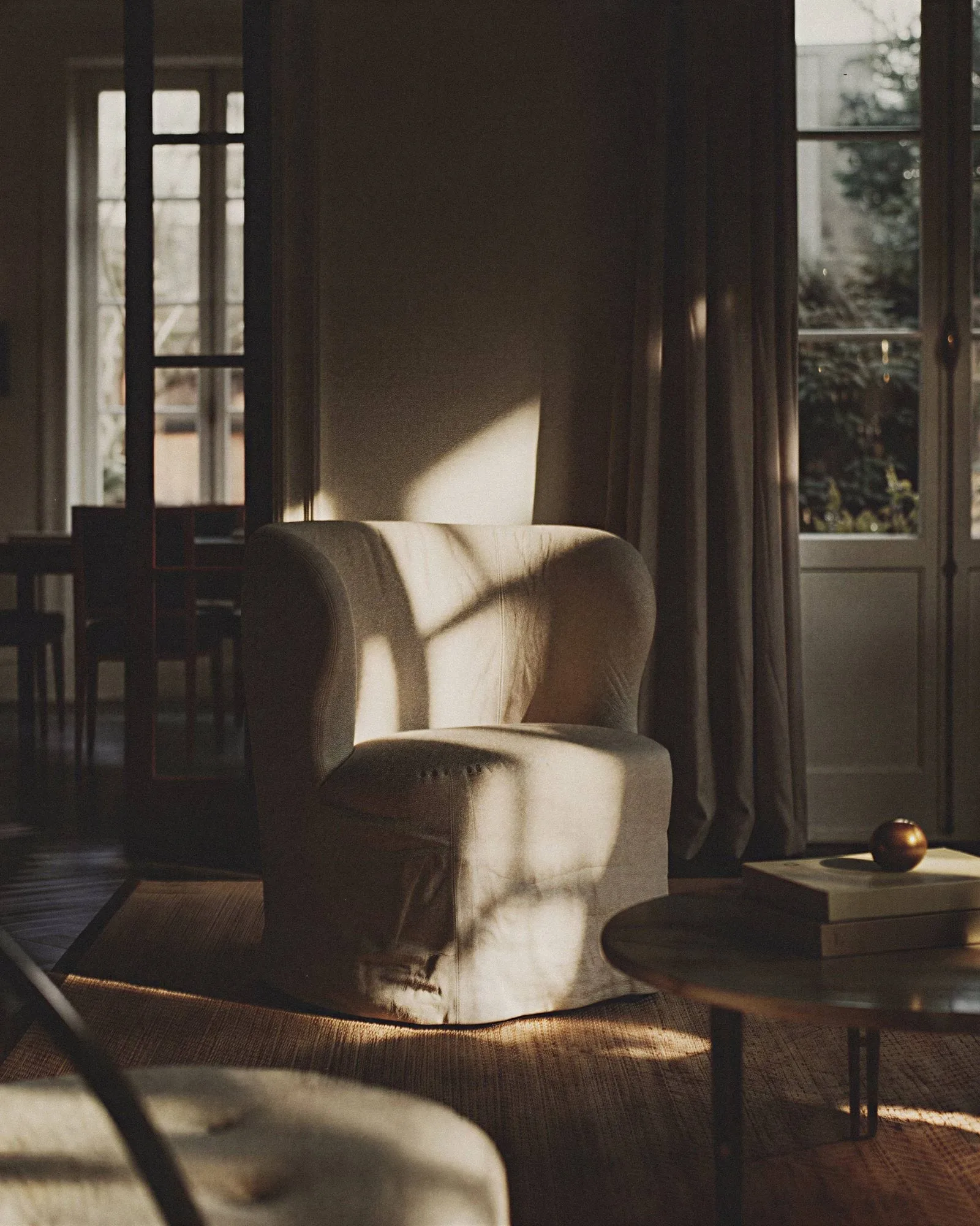 Stay Slipcover sillón lounge, Lino 0024, grande GUBI