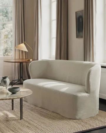 Stay Slipcover sofá - Linen 0023, 190x95 cm, 2,5 plazas - GUBI