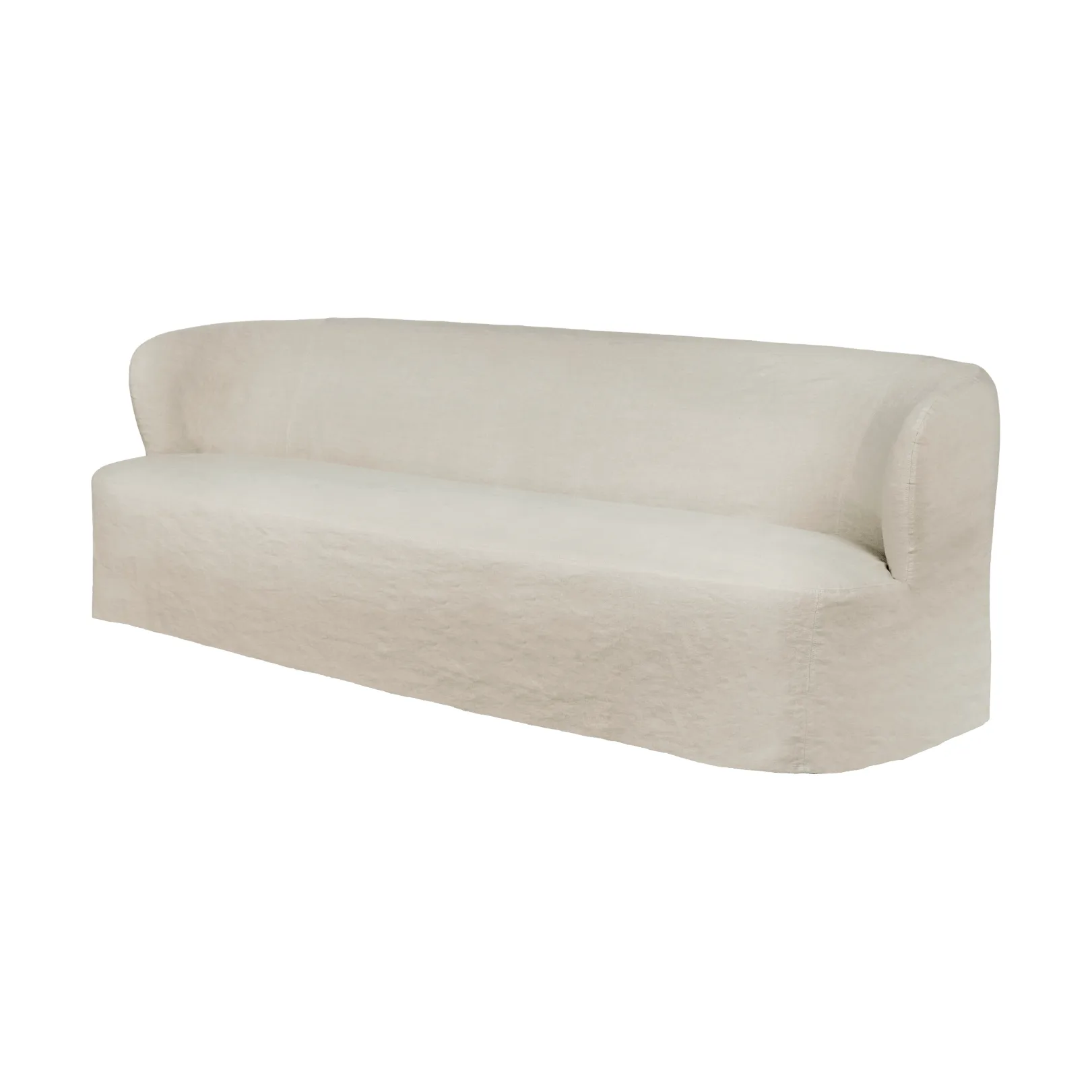 Stay Slipcover sofá, Linen 0023, 260x95 cm, 4 plazas GUBI