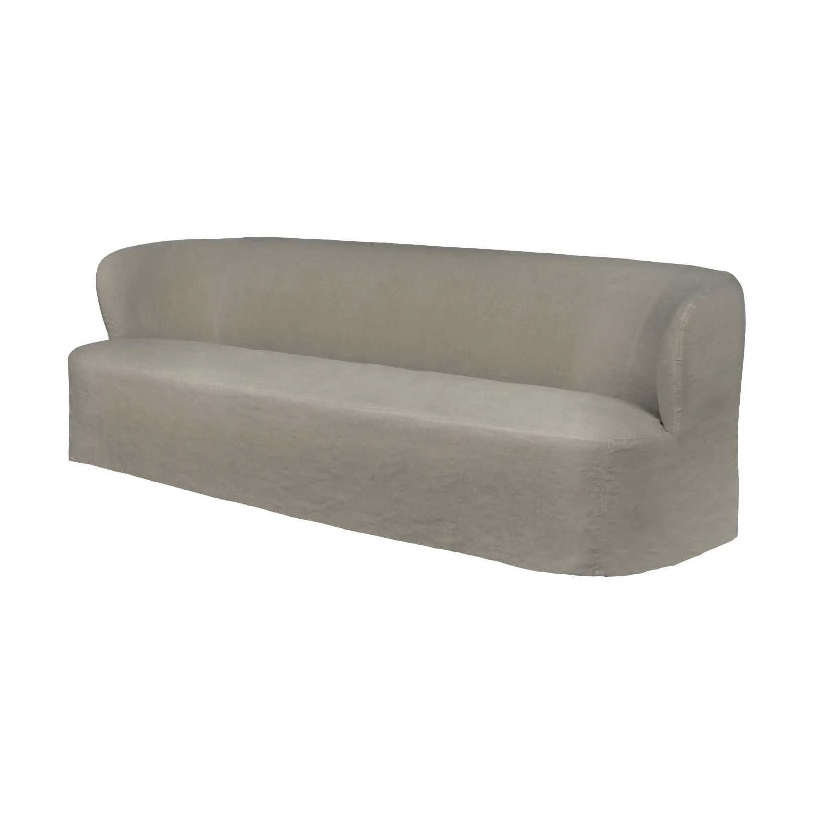 Stay Slipcover sofá, Linen 0024, 260x95 cm, 4 plazas GUBI