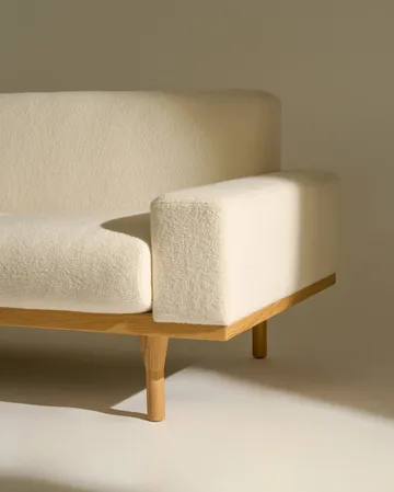 SW50 sofá - Harp 24 Ivory-roble aceitado, 4 plazas - GUBI