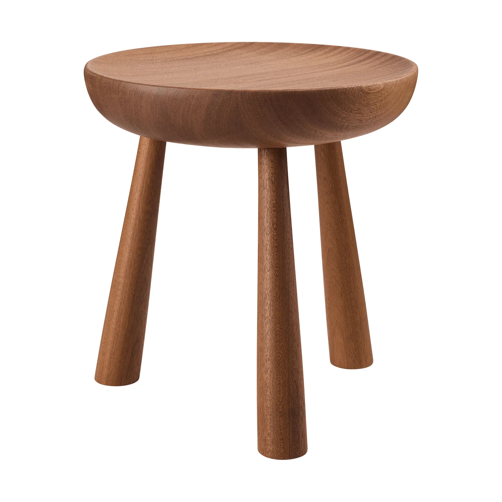 Totto taburete, Sapeli lacado, Ø31x32,6 cm GUBI Totto taburete, Sapeli lacado, Ø31x32,6 cm GUBI