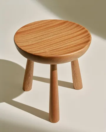 Totto taburete - Sapeli lacado, Ø31x32,6 cm - GUBI