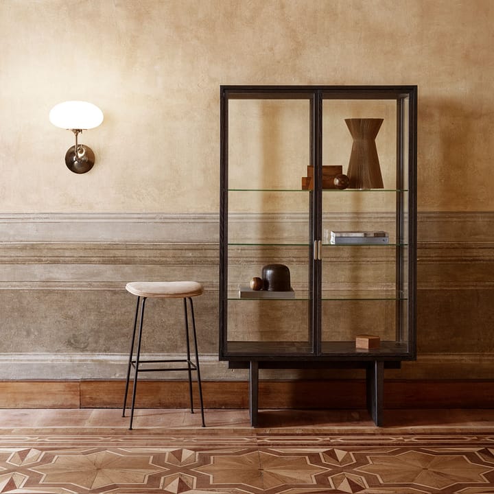 Vitrina Private, Vidrio, marrón-roble teñido de negro GUBI