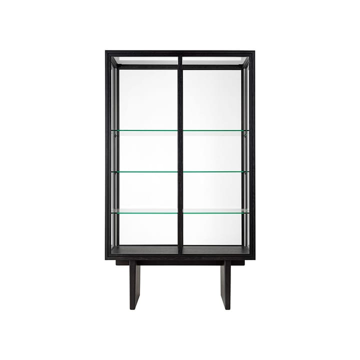 Vitrina Private, Vidrio, marrón-roble teñido de negro GUBI