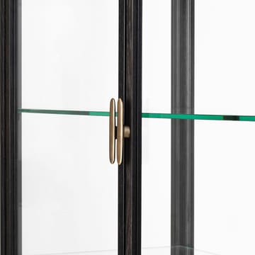 Vitrina Private - Vidrio, marrón-roble teñido de negro - GUBI