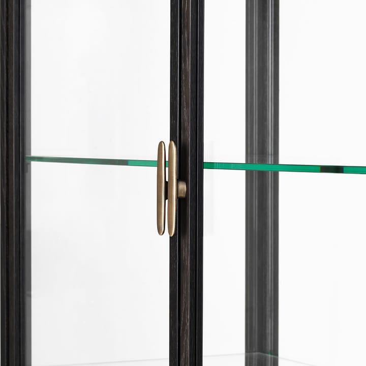 Vitrina Private, Vidrio, marrón-roble teñido de negro GUBI