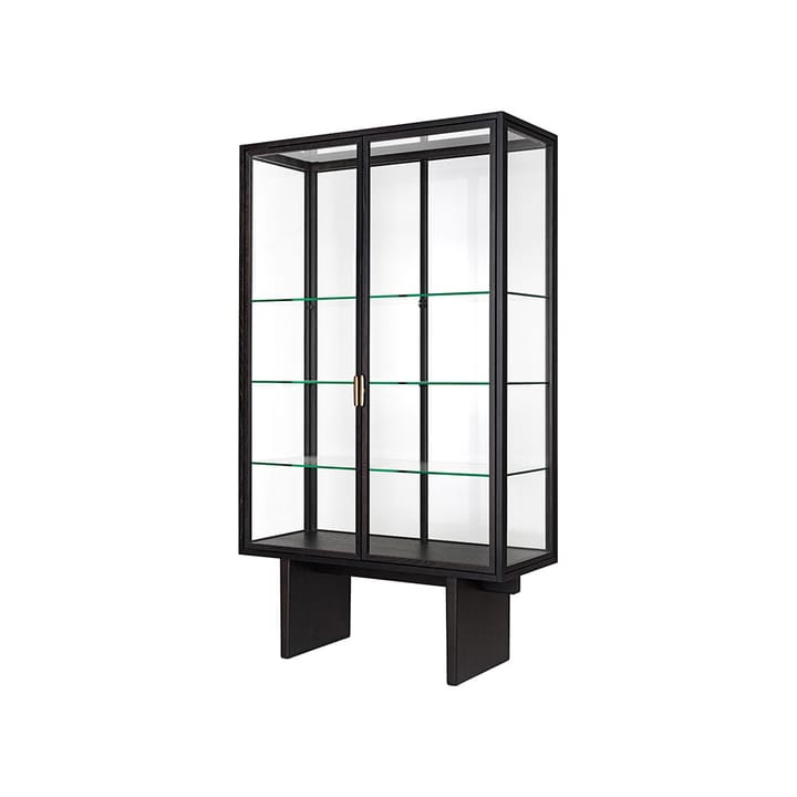 Vitrina Private, Vidrio, marrón-roble teñido de negro GUBI