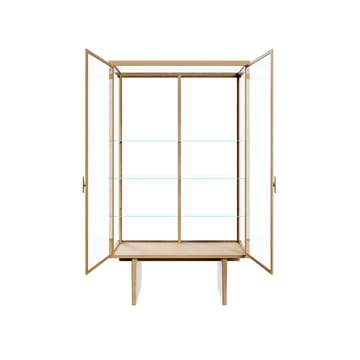 Vitrina Private - Vidrio, roble teñido claro - GUBI