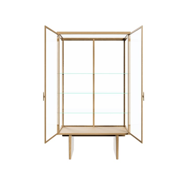 Vitrina Private, Vidrio, roble teñido claro GUBI