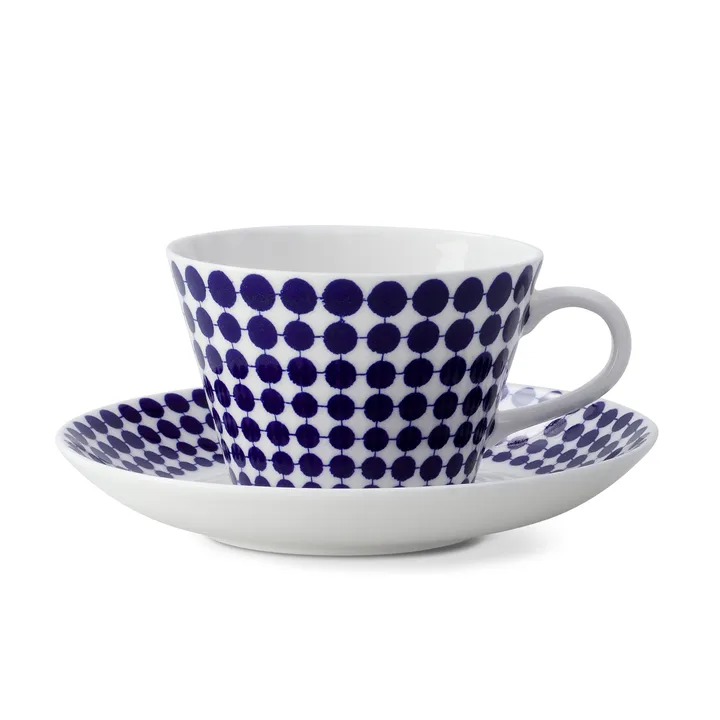 Juego de café Adam - taza de té + platillo - Gustafsbergs Porslinsfabrik