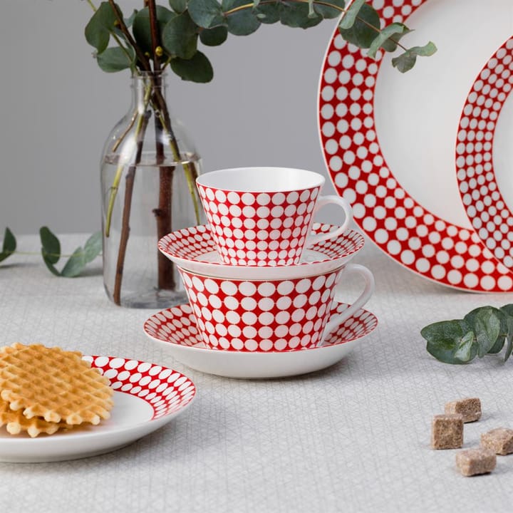 Juego de té Eva, taza de té + platillo Gustavsbergs Porslinsfabrik