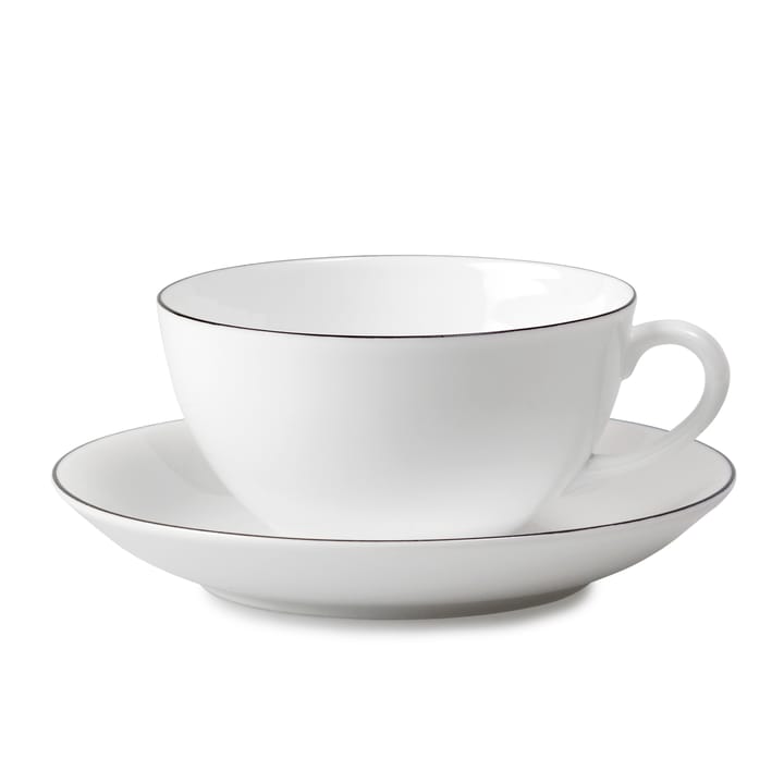 Juego de té Natur redondo - taza de té y plato - Gustavsbergs Porslinsfabrik