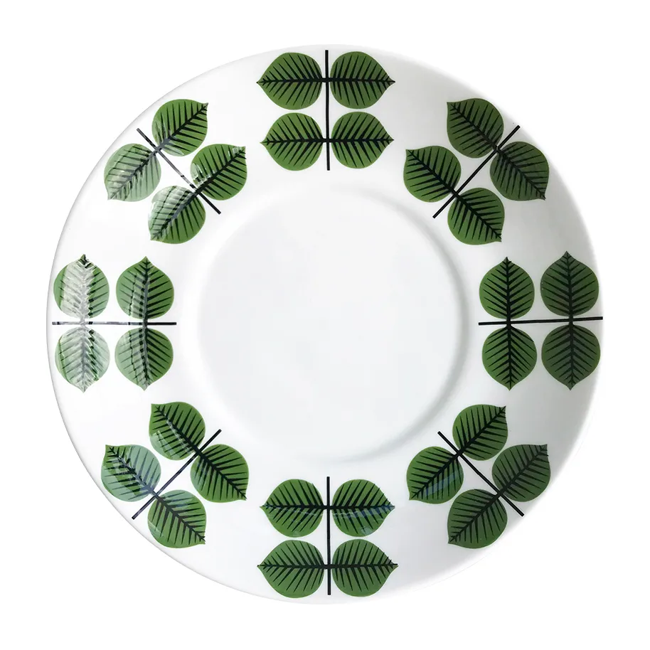 Platillo té Berså Ø17cm, verde Gustavsbergs Porslinsfabrik