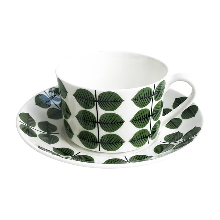 Taza de té con platillo Berså 35 cl - Verde - Gustavsbergs Porslinsfabrik