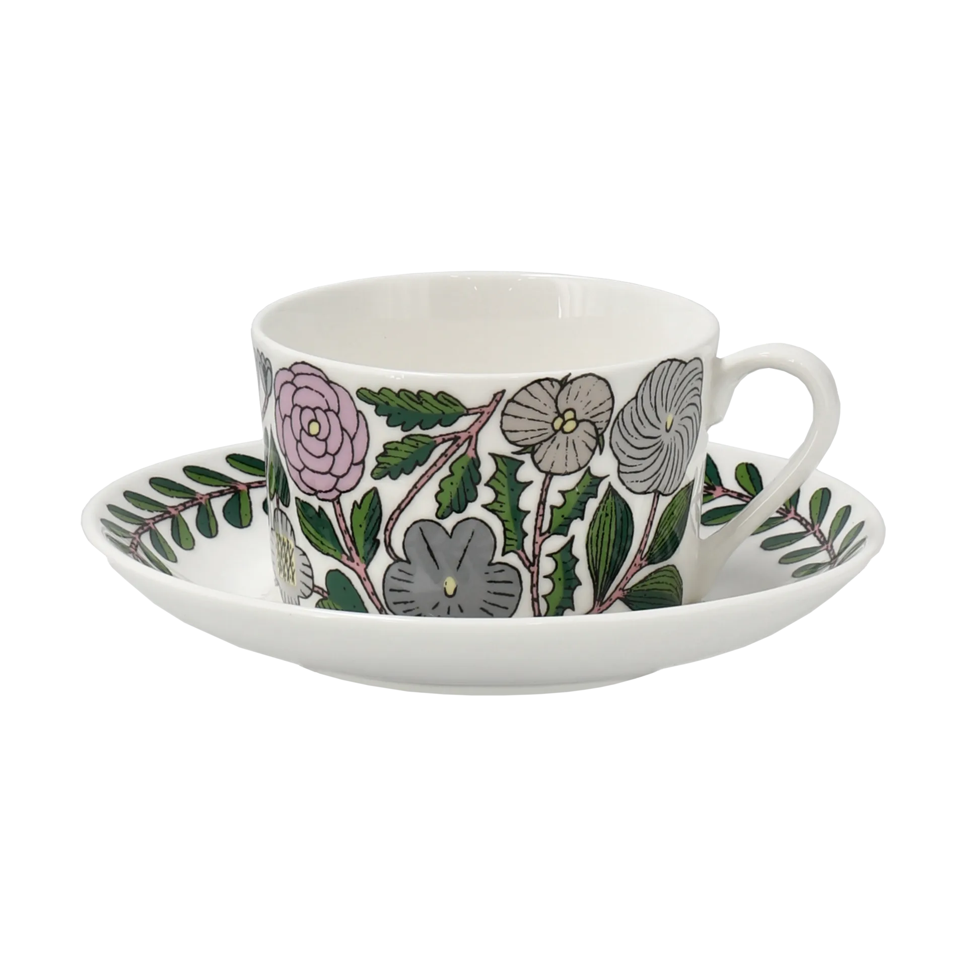 Taza de té con plato Maj 35 cl, Rosa Gustavsbergs Porslinsfabrik