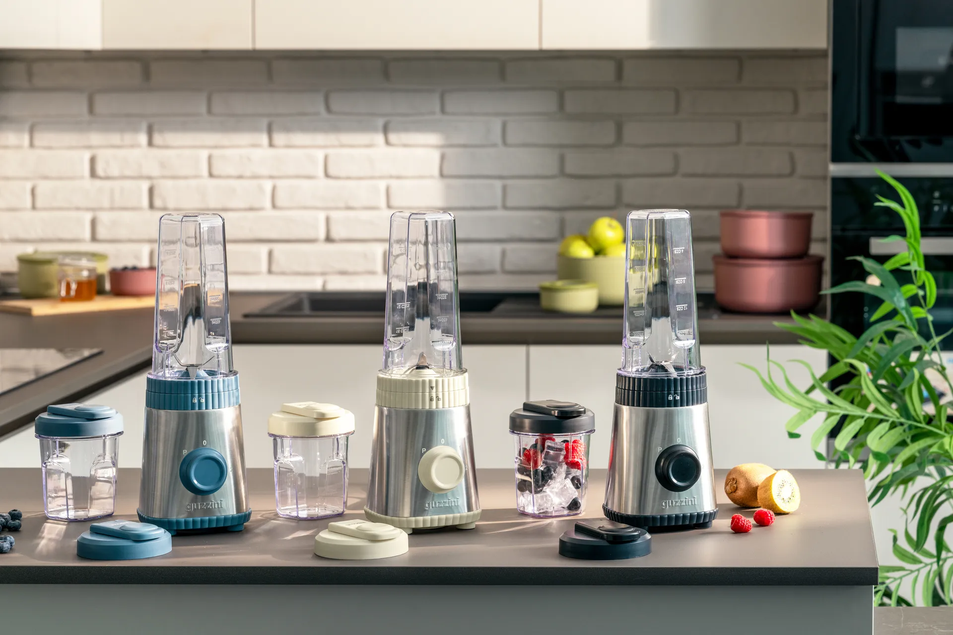 Batidora Sous chef on-the-go, Cream Guzzini