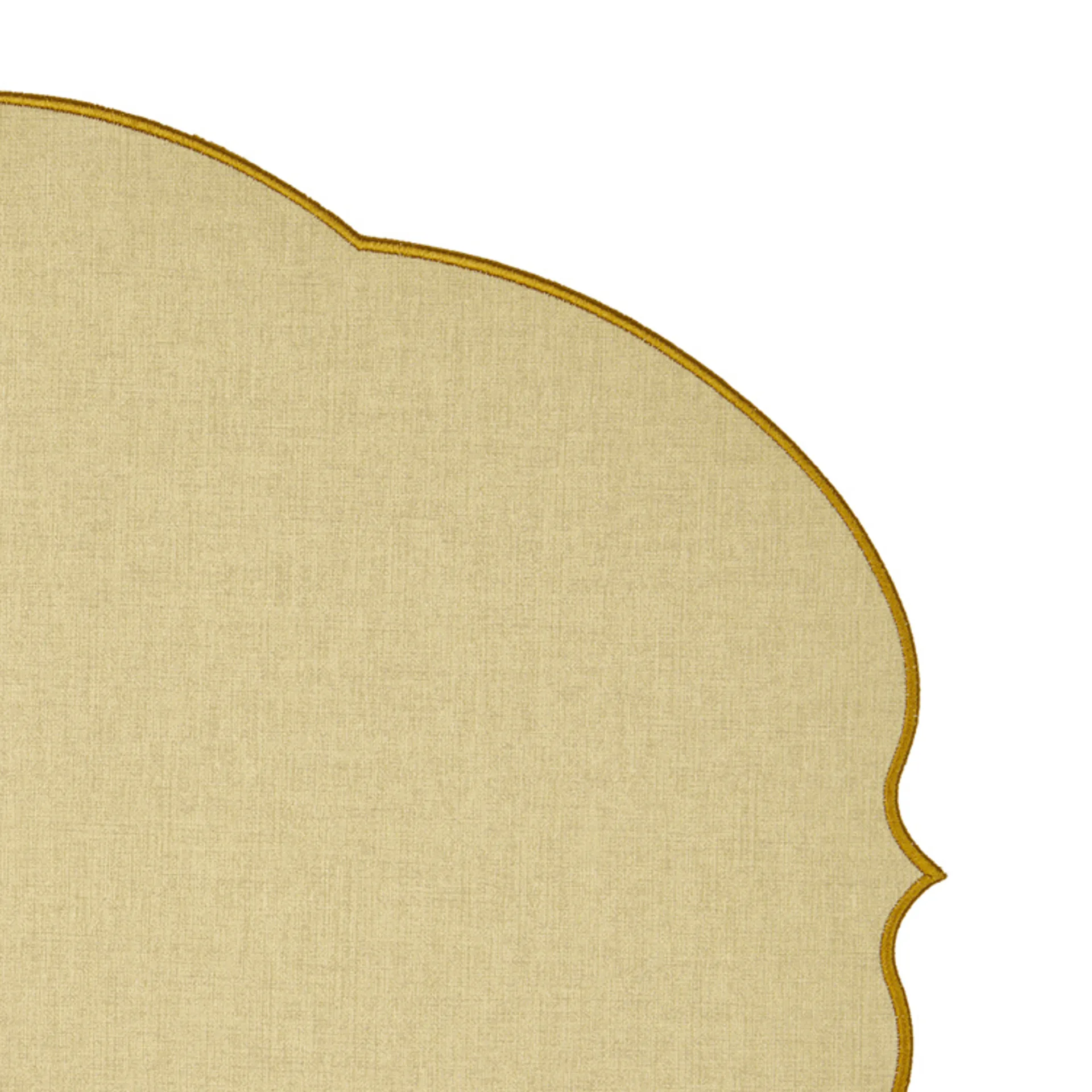 Mantel individual Flowers, Dusty yellow Guzzini