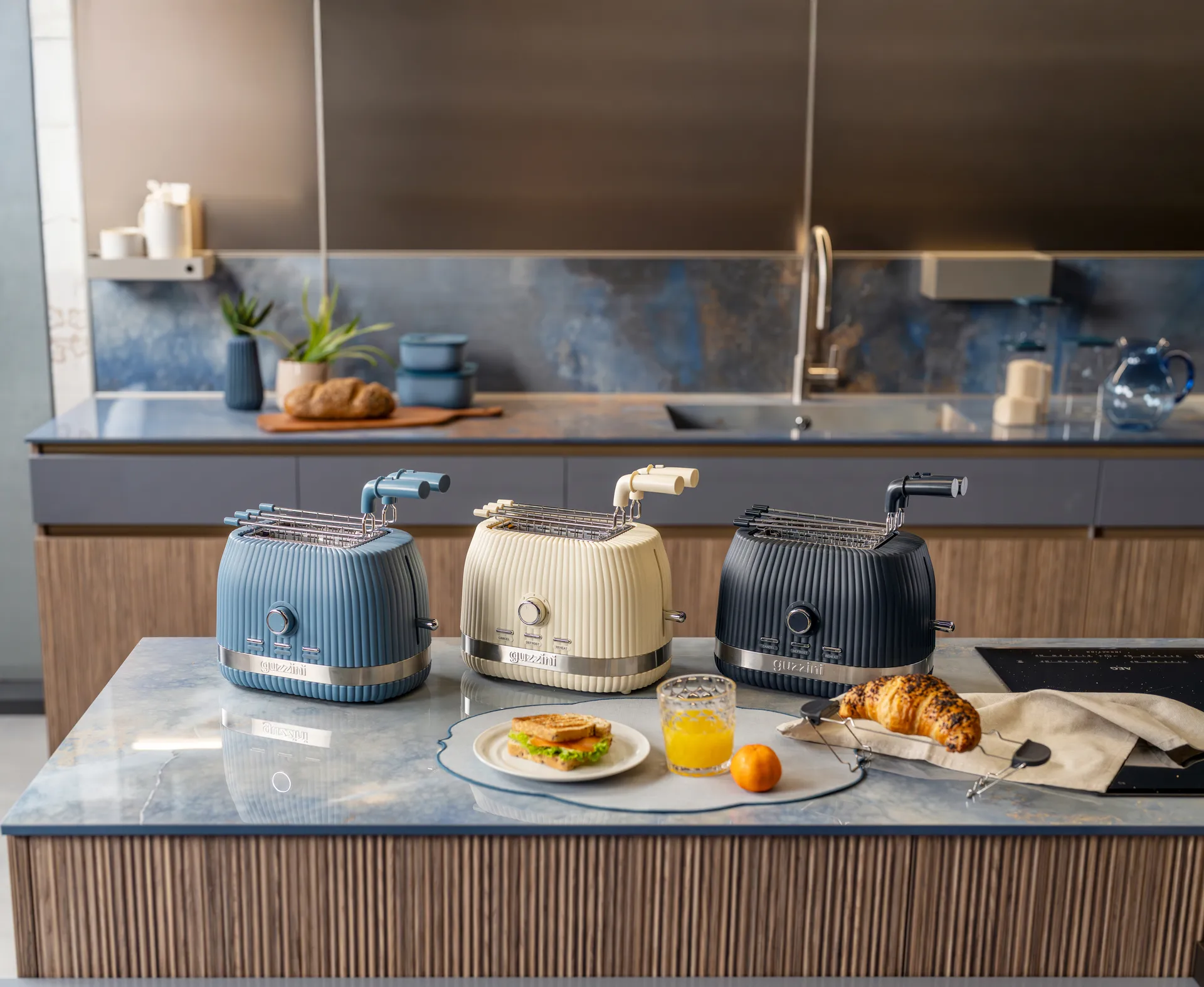 Tostadora Sous Chef, Navy blue Guzzini