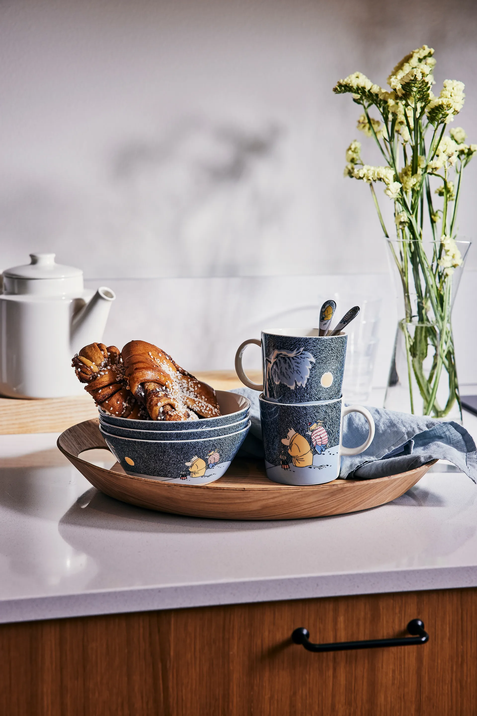 Cuchara Moomin 2021 Moomintroll & Little My, 13 cm Hackman