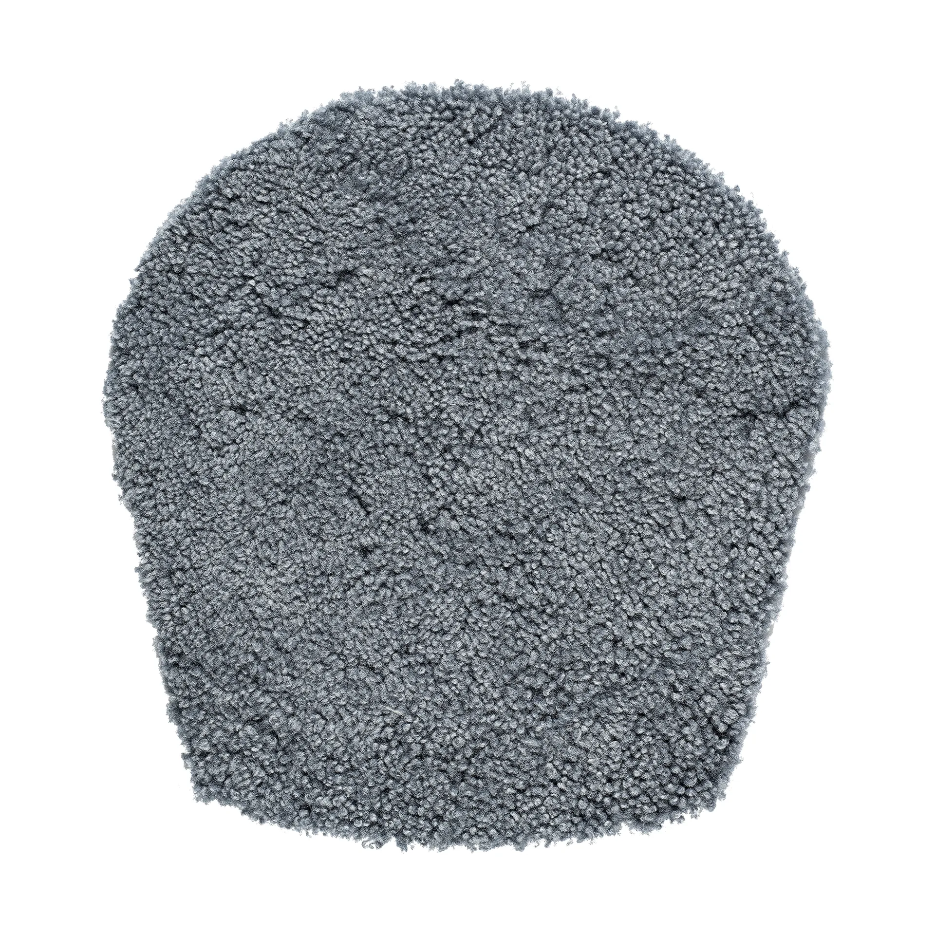 Cojín de silla con reposabrazos/taburete bar ZigZag, Piel de oveja grafito Hans K