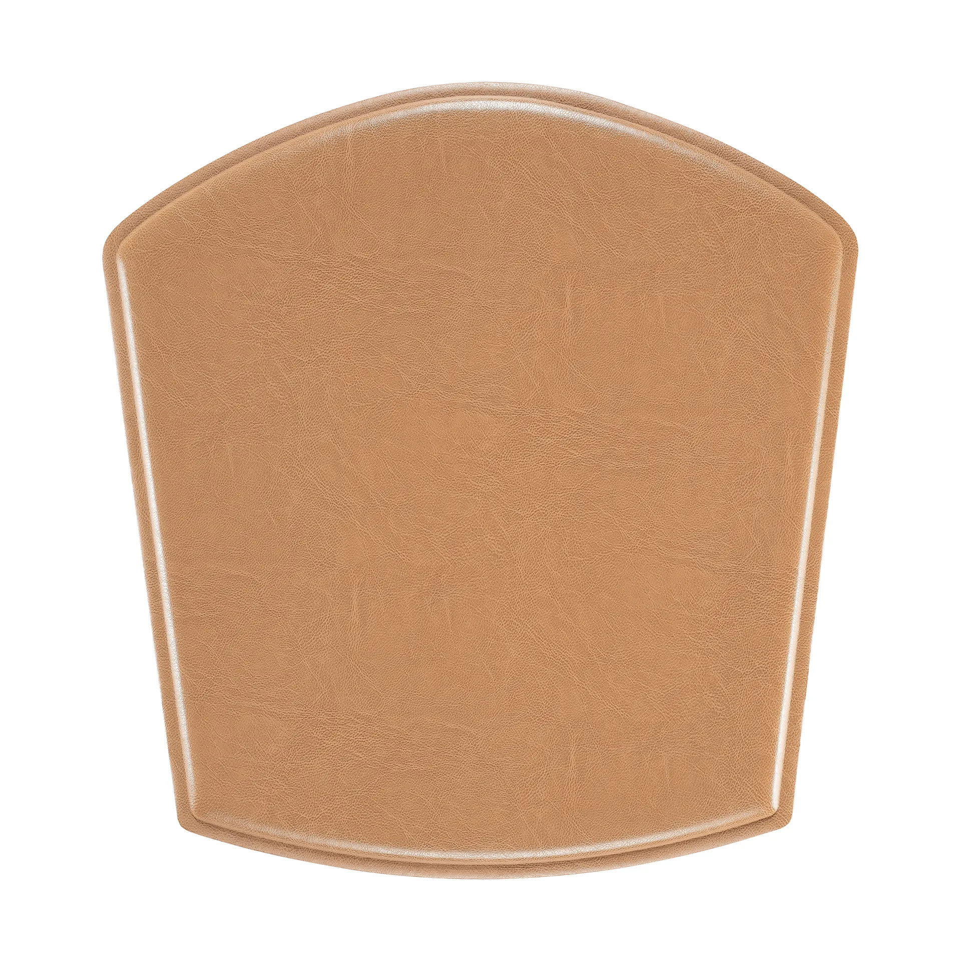 Cojín de silla ZigZag, Cuero bonded camel Hans K