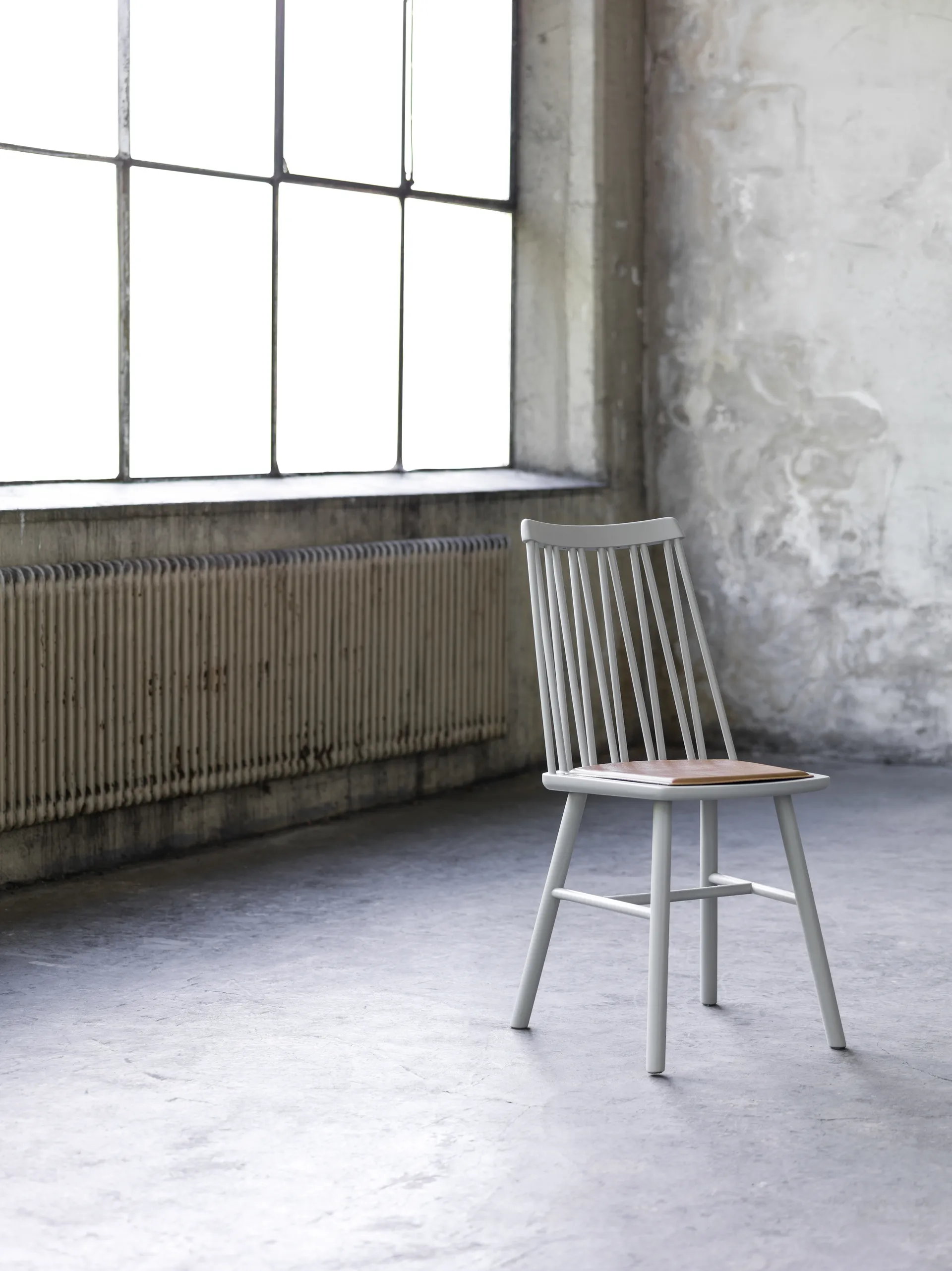 Cojín de silla ZigZag, Cuero bonded camel Hans K