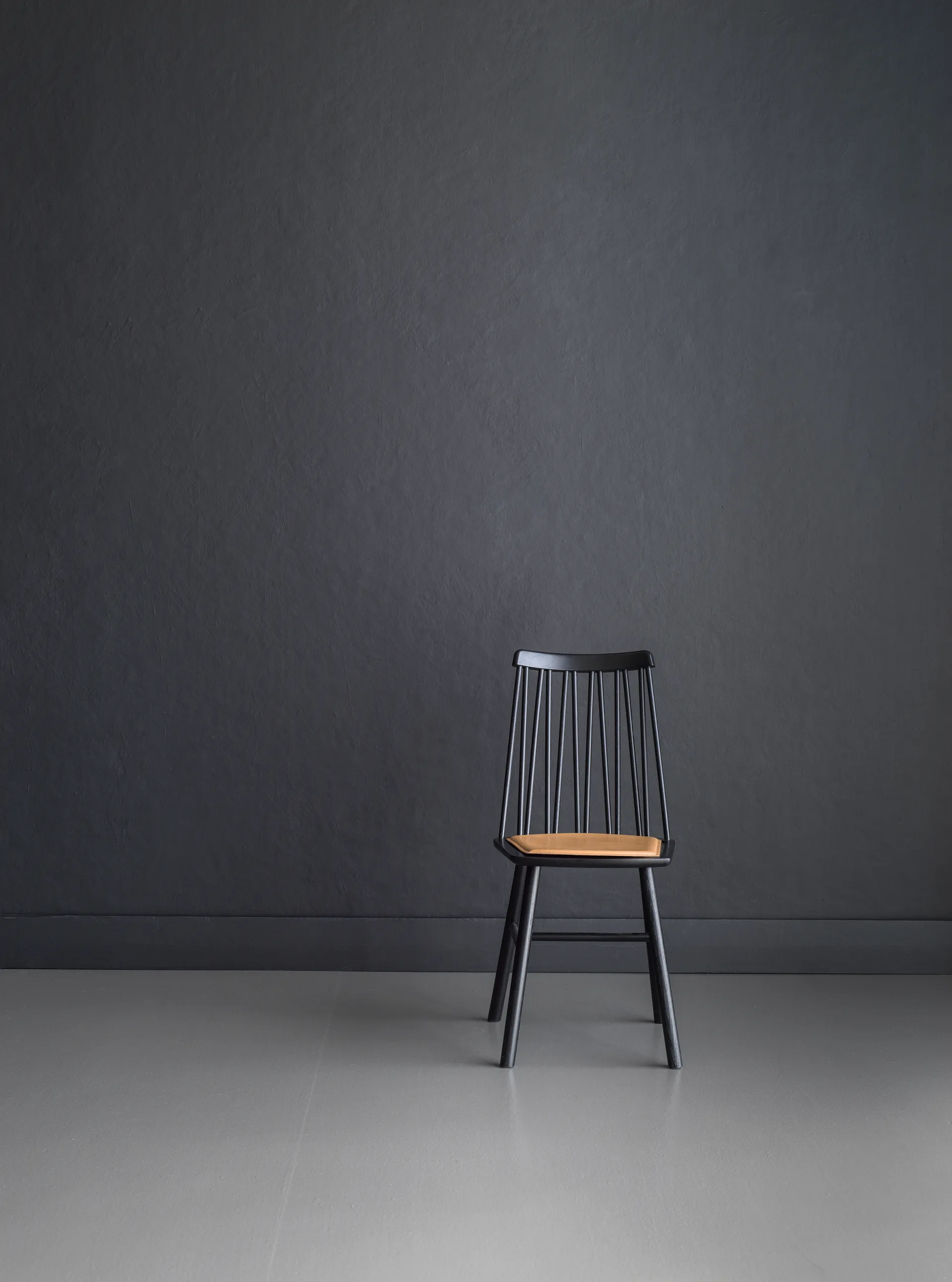 Cojín de silla ZigZag, Cuero bonded camel Hans K