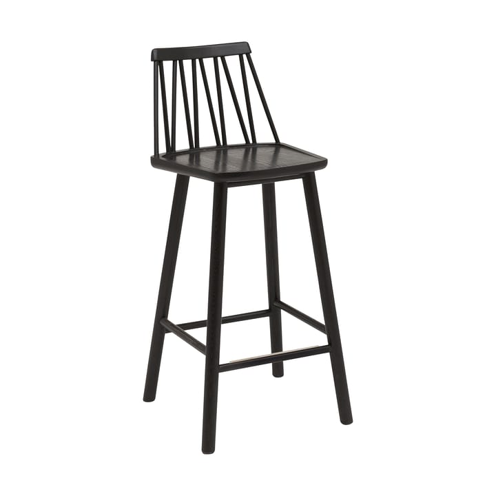 Silla bar ZigZag 63 cm - Barniz negro - Hans K