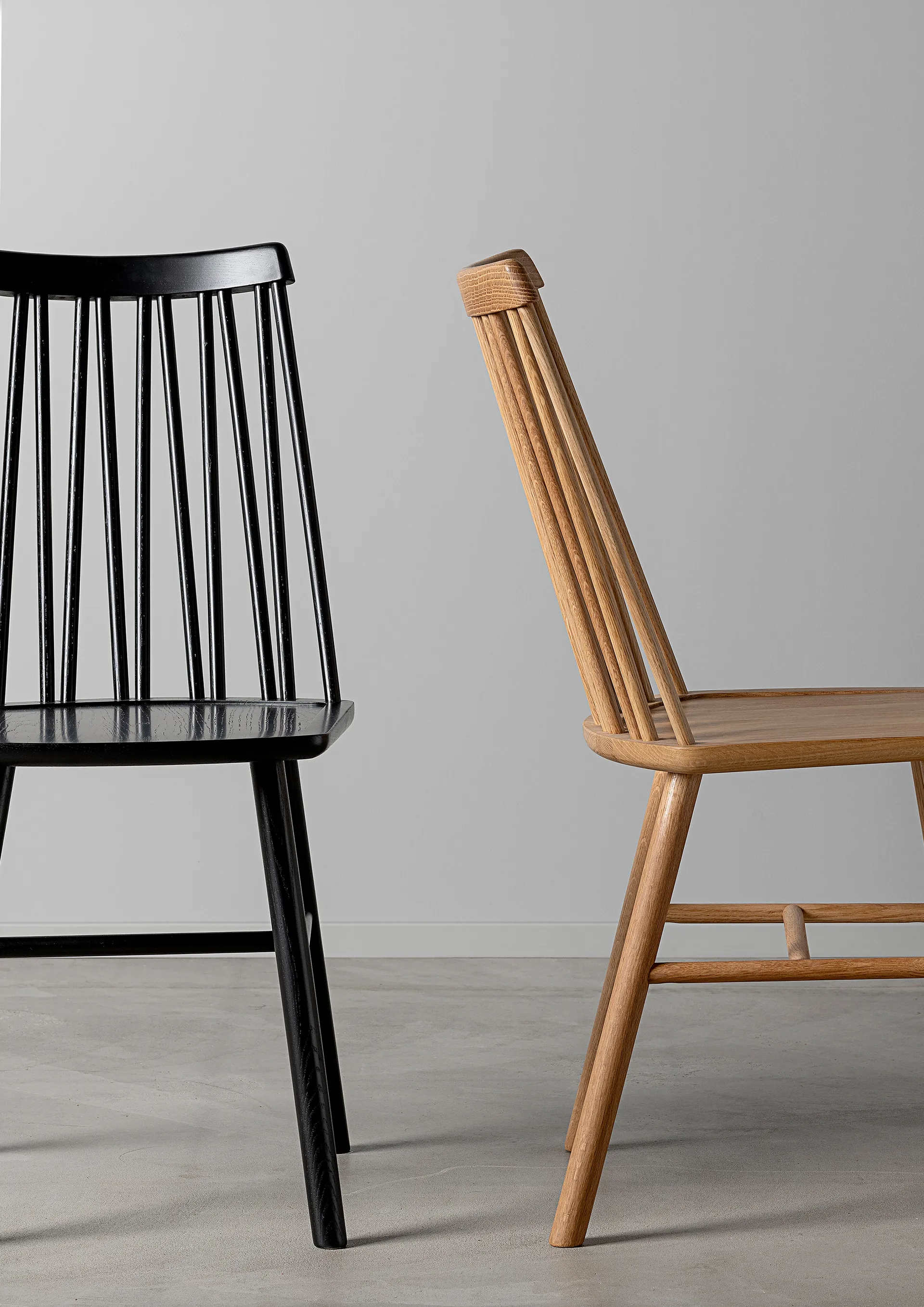 Silla ZigZag, Roble sin tratar Hans K