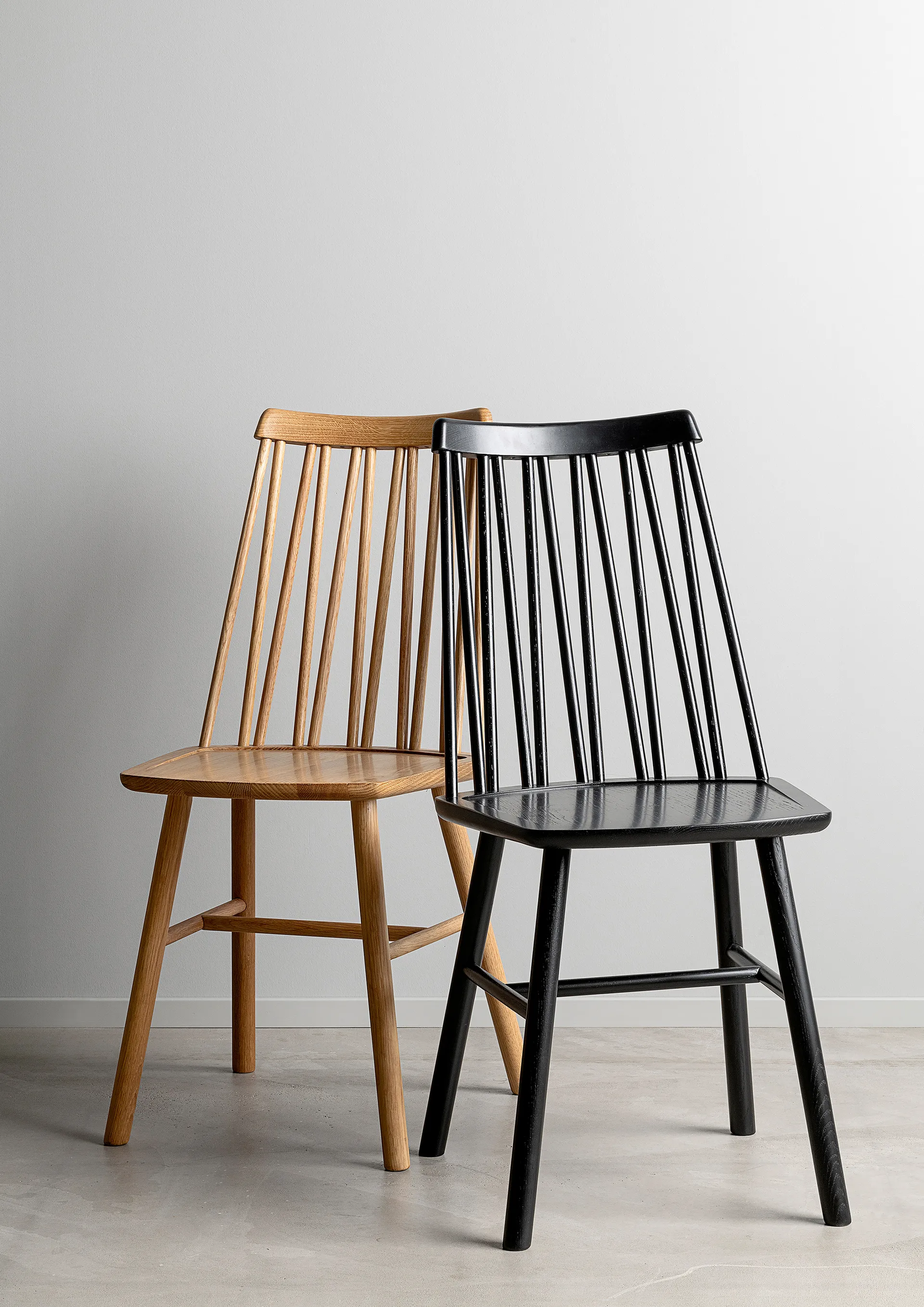 Silla ZigZag, Roble sin tratar Hans K