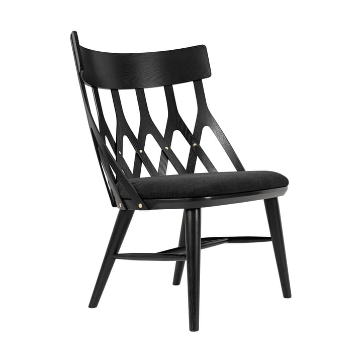 Sillón Y5, Barniz negro-cojín negro Hans K