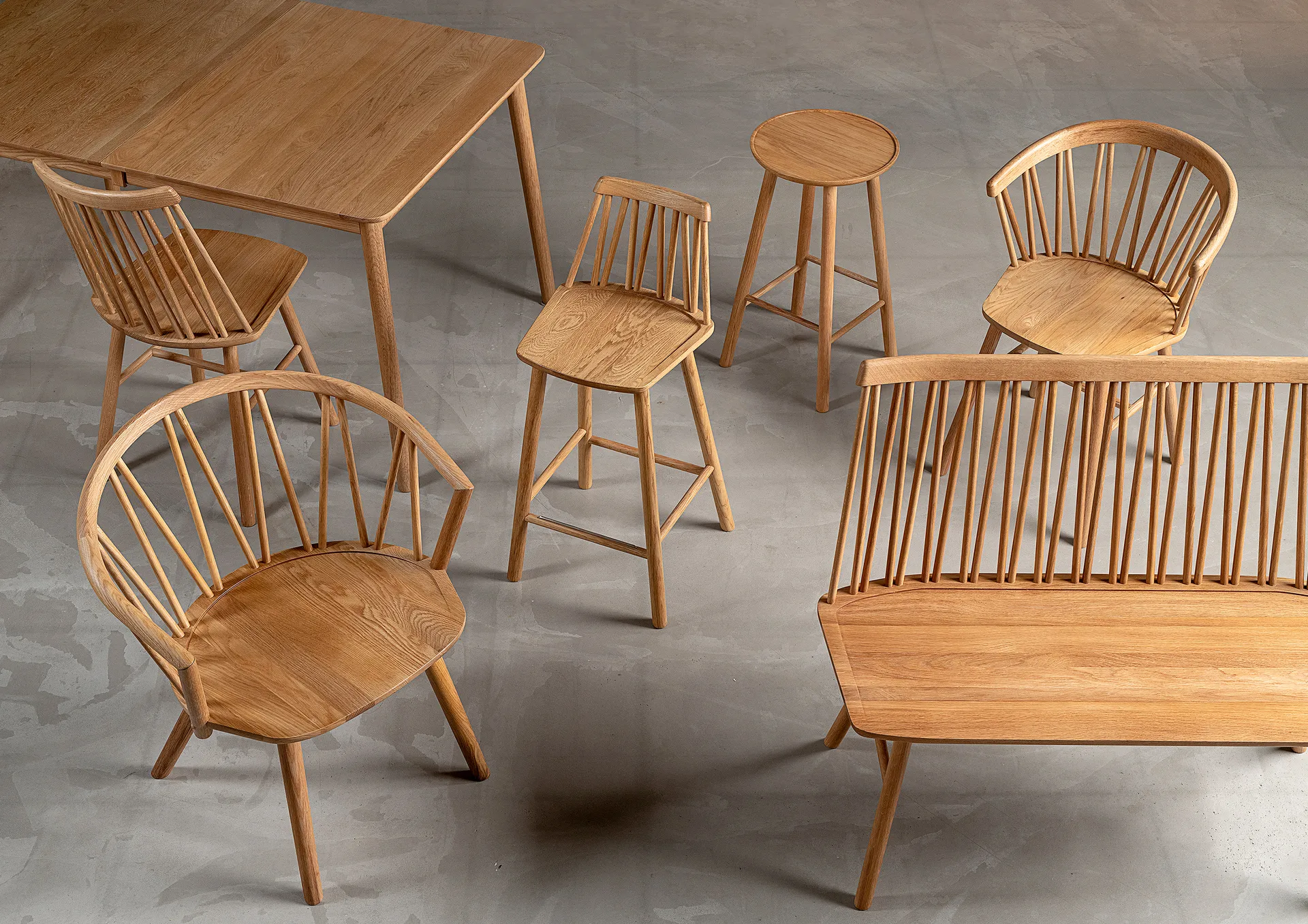 Sofá ZigZag, Roble aceitado Hans K