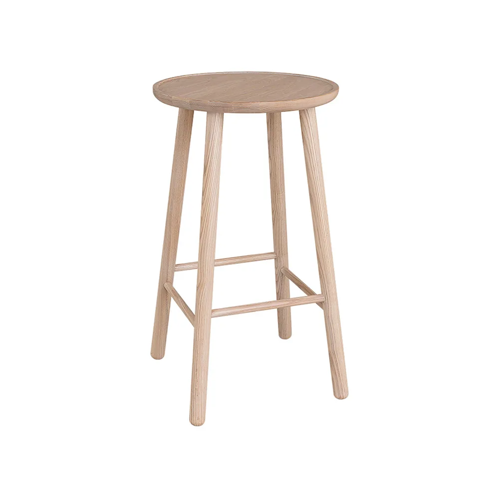 Taburete bar ZigZag 63 cm, Fresno, blond Hans K