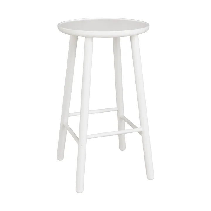 Taburete de bar redondo ZigZag 63 cm - Abedul blanco - Hans K