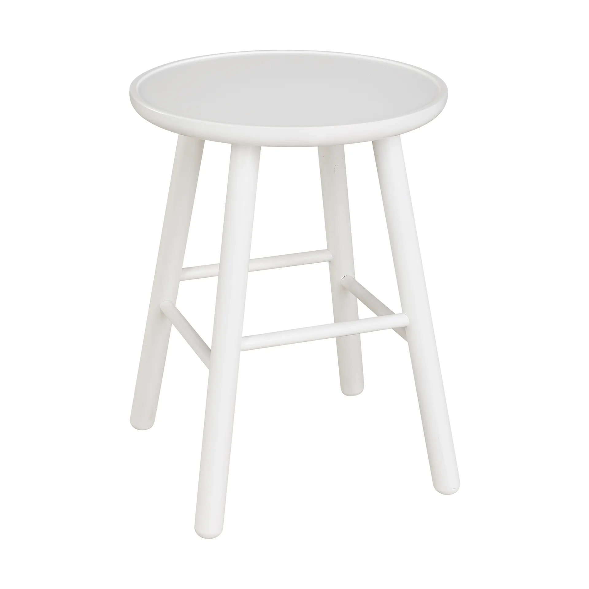 Taburete ZigZag 47cm, Abedul blanco Hans K