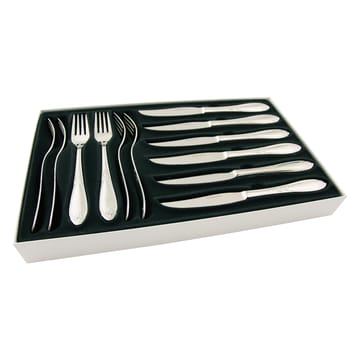 12 Cubiertos de carne Nina - Acero inoxidable - Hardanger Bestikk