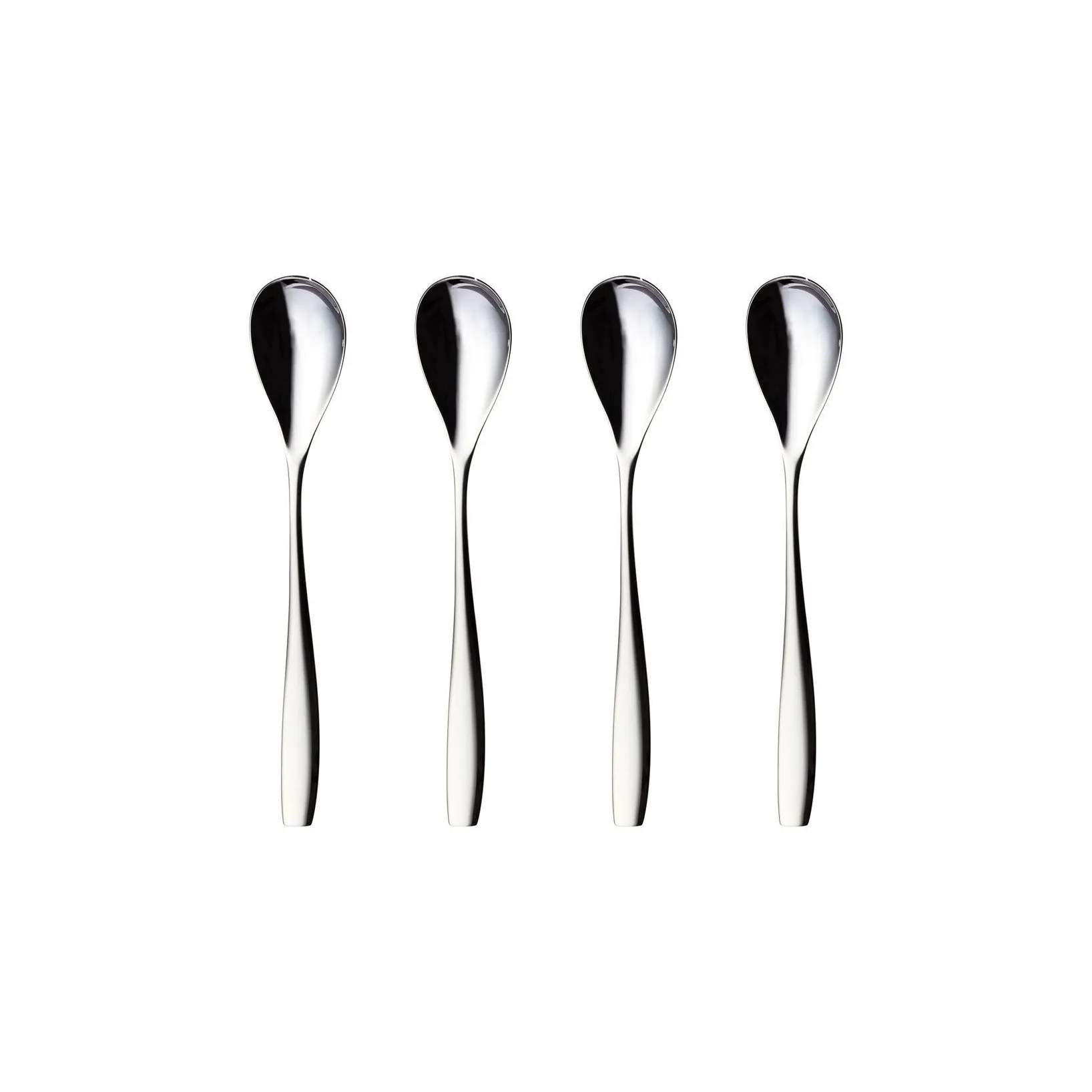 4 Cucharillas de té Julie, acero inoxidable Hardanger Bestikk