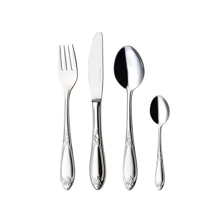 Cubertería Nina de 24 piezas - Acero inoxidable - Hardanger Bestikk