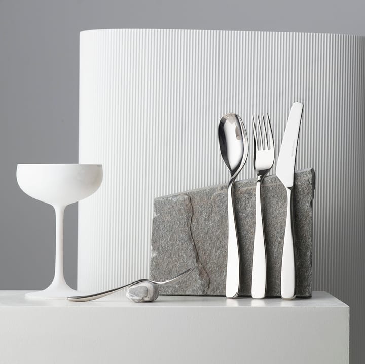Cubertería Tuva 24 piezas, acero inoxidable Hardanger Bestikk