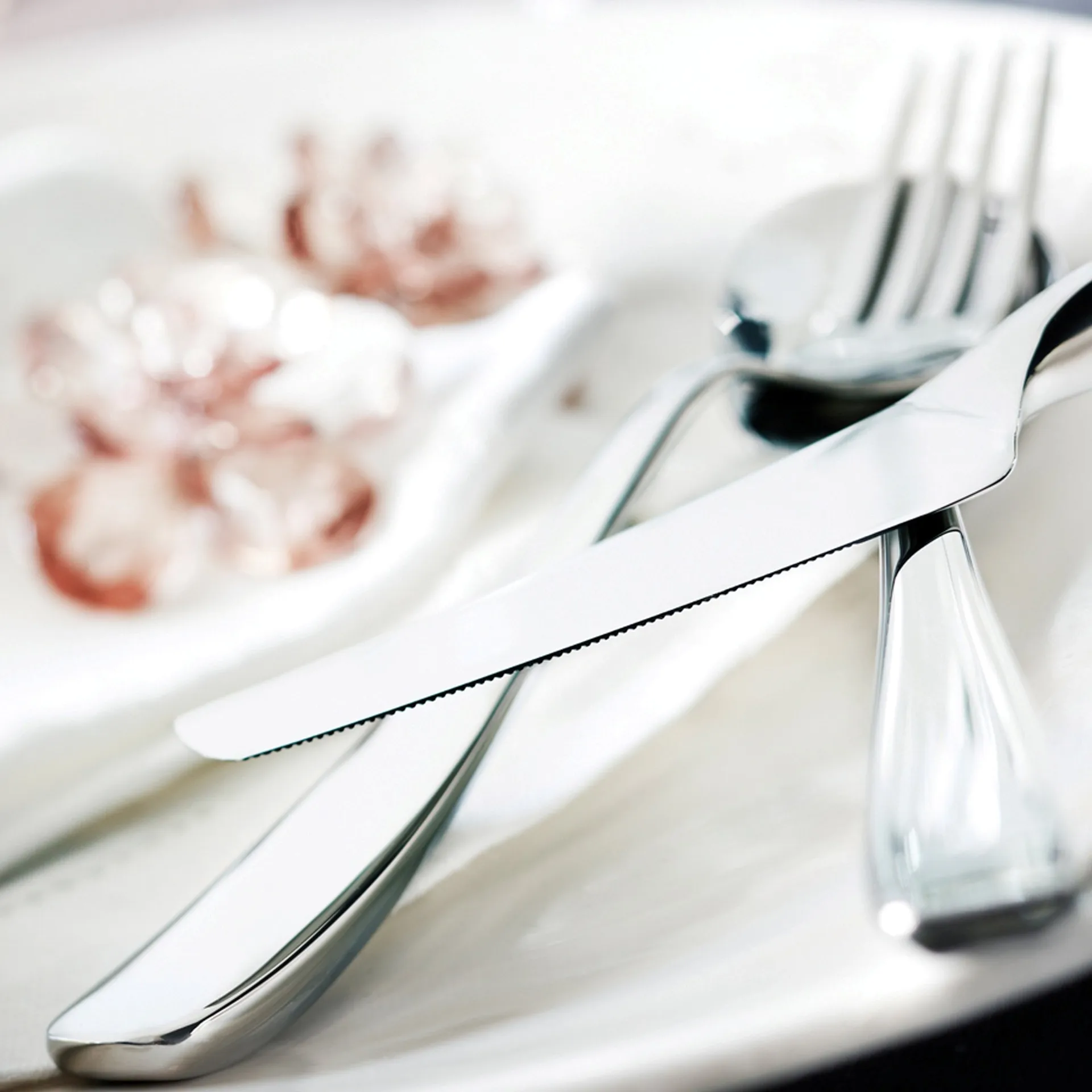 Cubertería Tuva 24 piezas, acero inoxidable Hardanger Bestikk