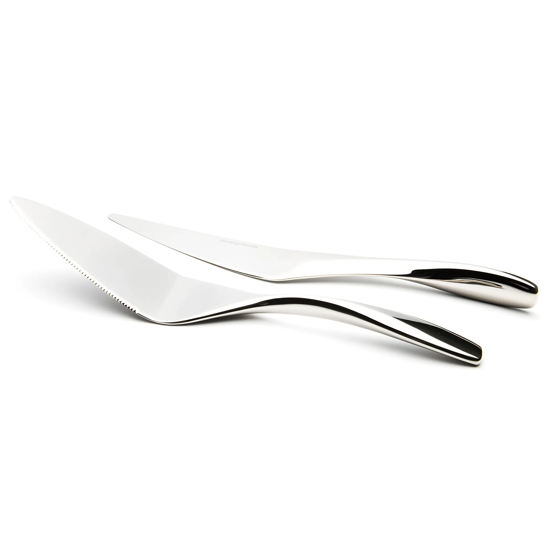 Cubiertos de servir tarta Hardanger, acero inoxidable Hardanger Bestikk
