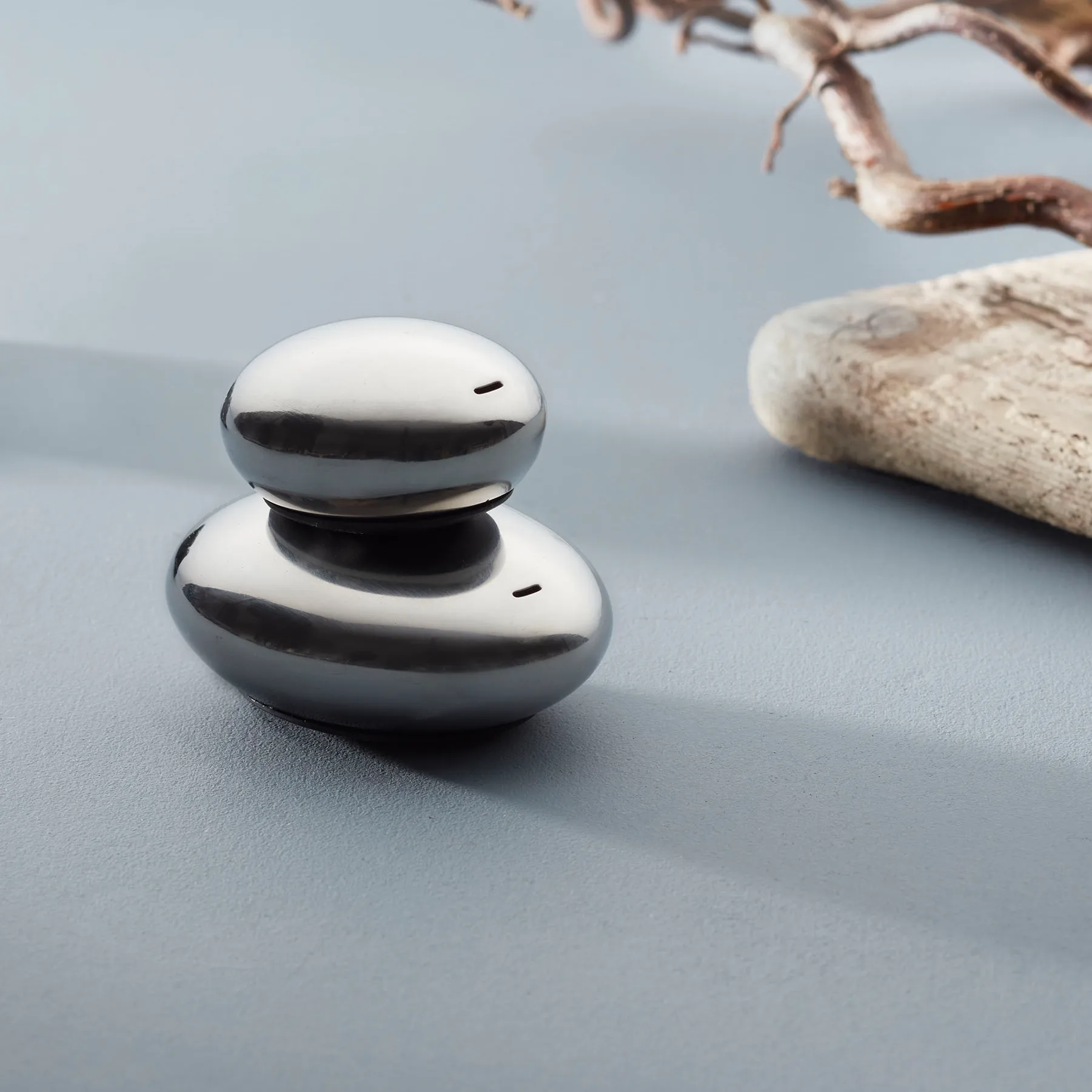 Salero & Pimentero Hardanger, acero inoxidable Hardanger Bestikk