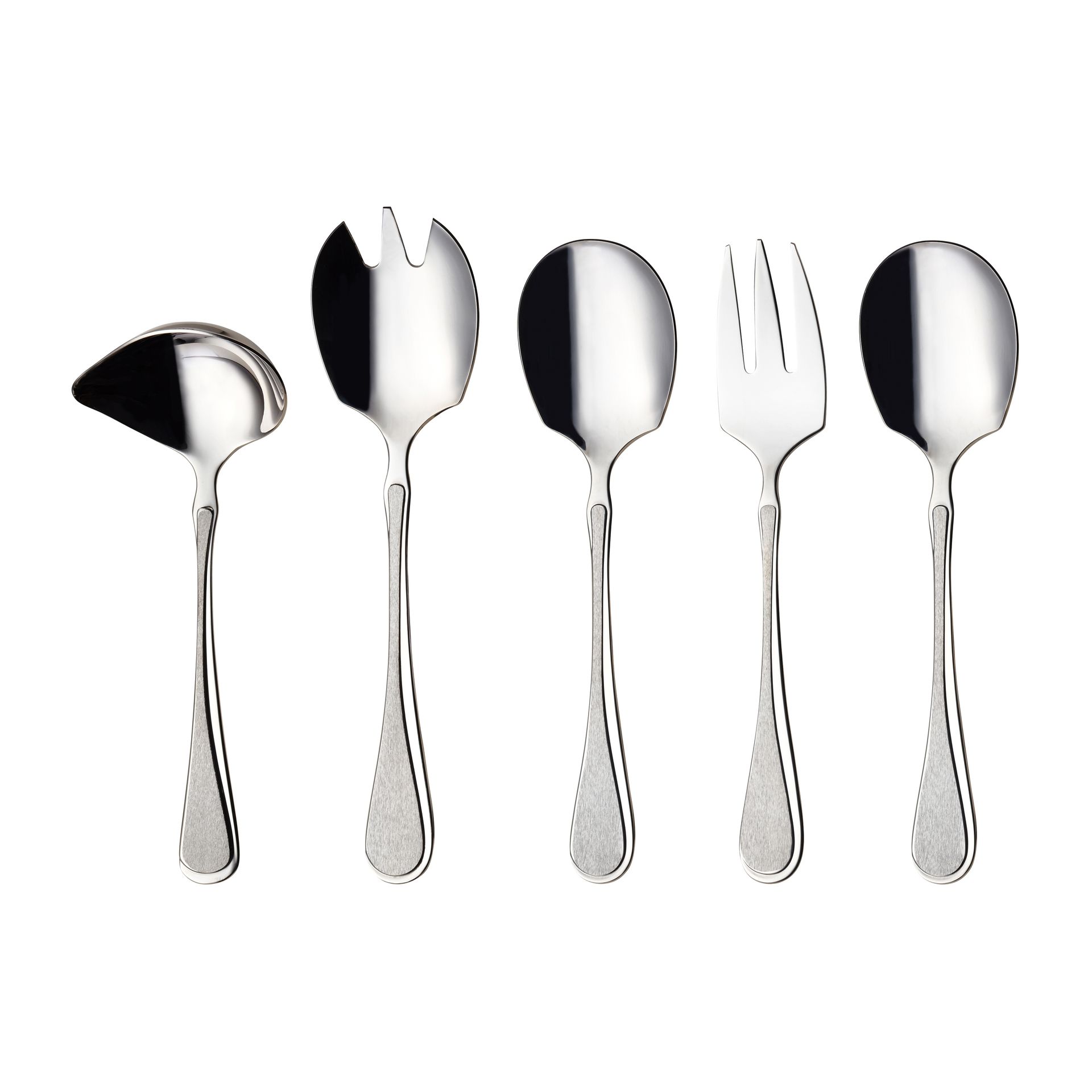 Set de servir Carina 5 cubiertos, acero inoxidable Hardanger Bestikk
