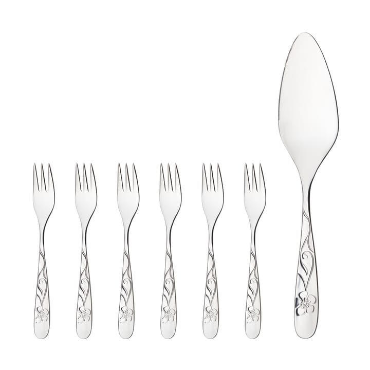 Set para tarta Sanna - 7 piezas - Hardanger Bestikk