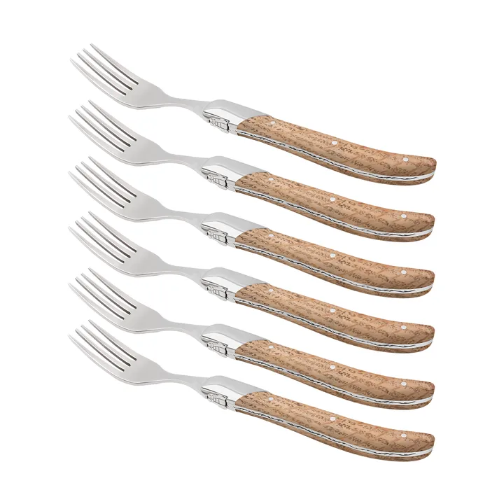 Cuchillo de parrilla Laguiole By Hâws, pack de 6 - Roble - Hâws