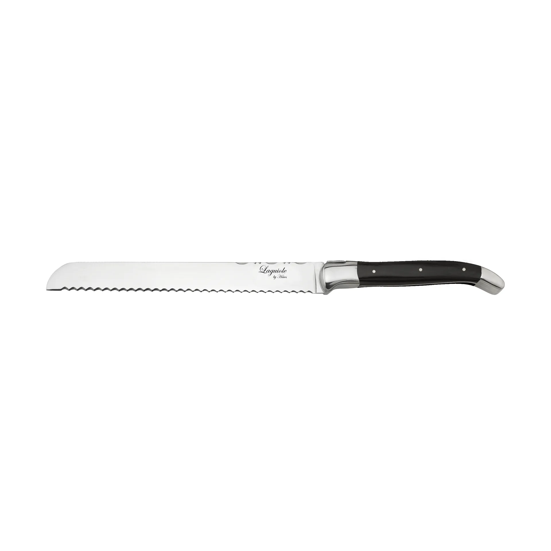 Cuchillo para pan Laguiole by Hâws 24,4 cm, Negro Hâws