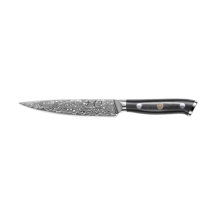 Cuchillo universal Damascus By Hâws 23,6 cm - Negro-acero inoxidable - Hâws