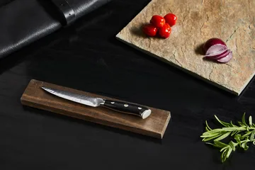 Cuchillo universal Damascus By Hâws 23,6 cm - Negro-acero inoxidable - Hâws