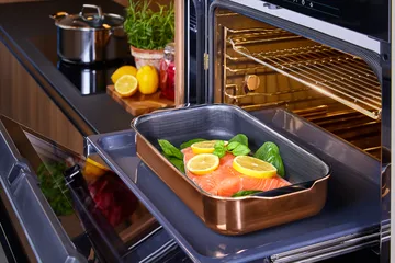 Fuente para horno con recubrimiento hybrid coating Hâws Santo oro rosa - 32 x 18 cm - Hâws